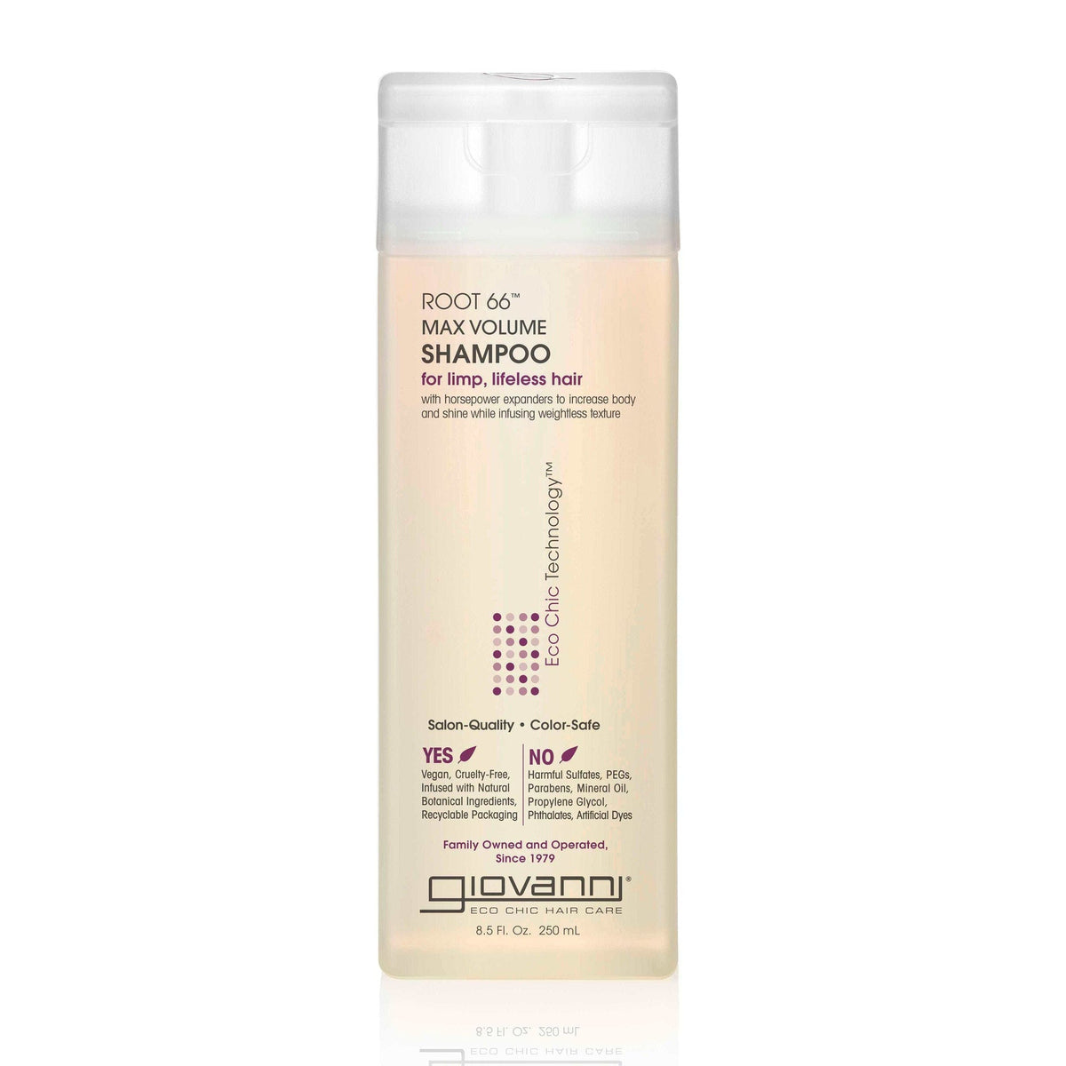 Giovanni Root 66 Max Volume Shampoo - champú purificante - Curly Nest Spain