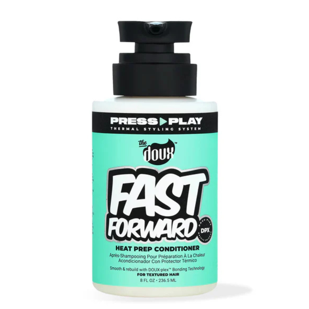 The Doux Press Play Fast Forward Heat Prep Conditioner 236ml - Protector térmico - Curly Nest Spain