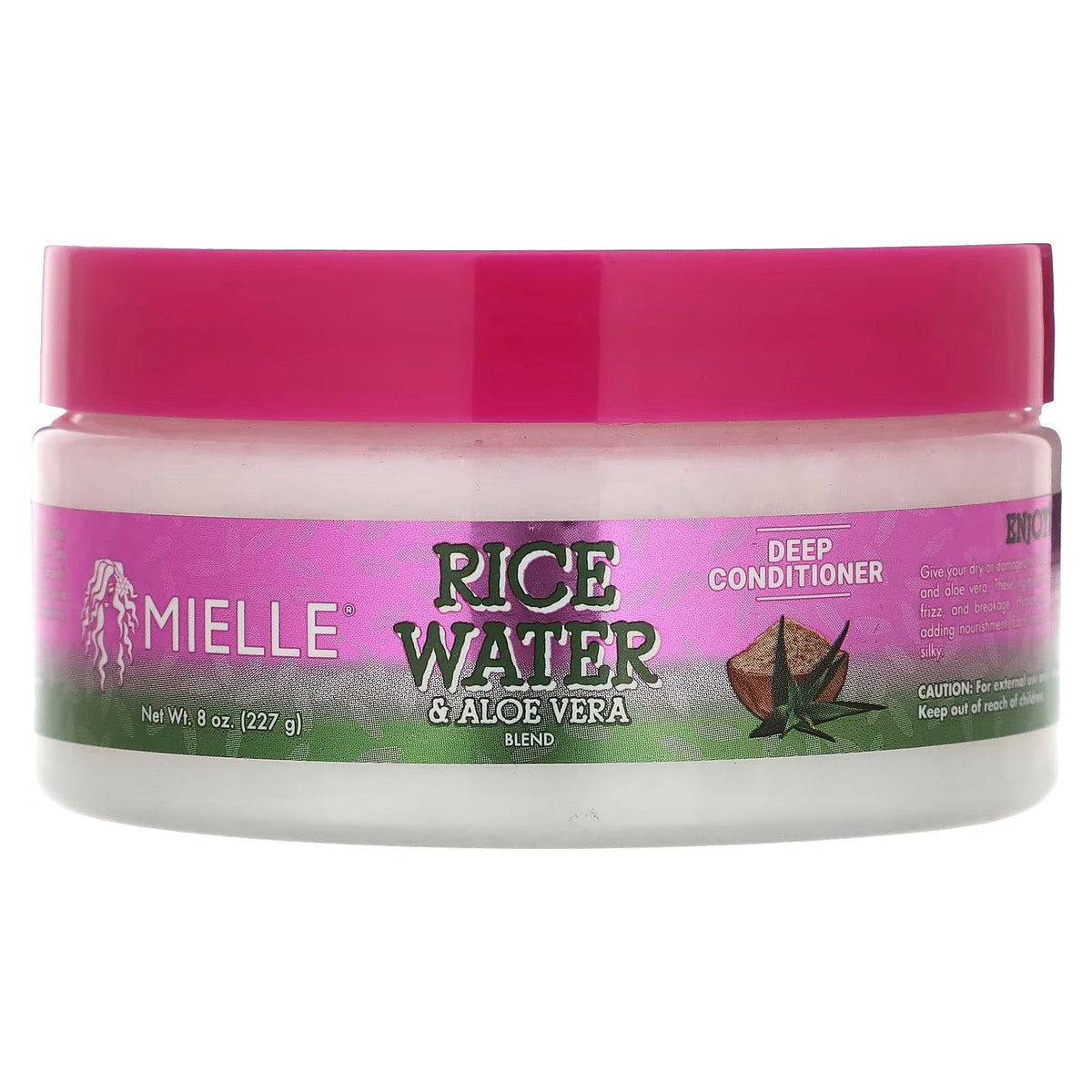 Mielle Rice Water &amp; Aloe Deep Conditioner 227g - Acondicionador profundo - Curly Nest Spain
