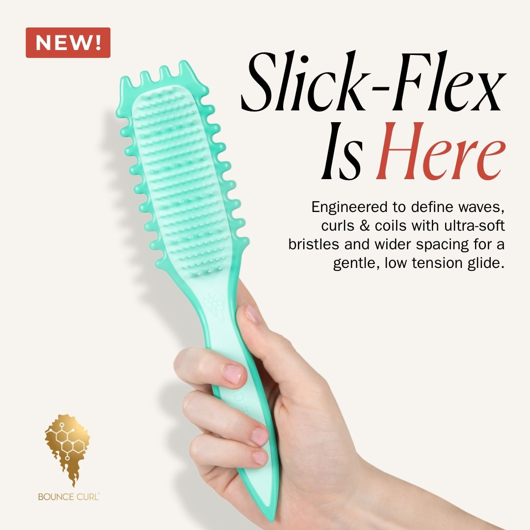 Bounce Curl Slick-Flex Define EdgeLift Brush Teal - Cepillo de peinado - Curly Nest Spain
