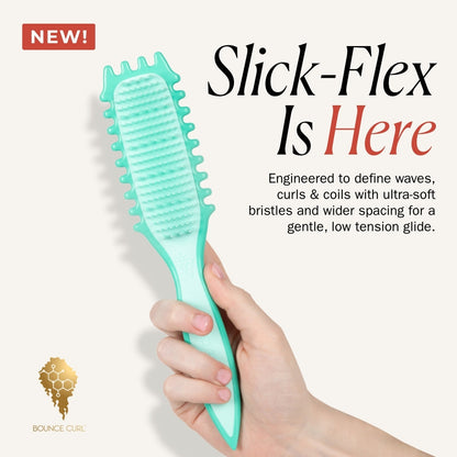 Bounce Curl Slick-Flex Define EdgeLift Brush Teal - Cepillo de peinado - Curly Nest Spain