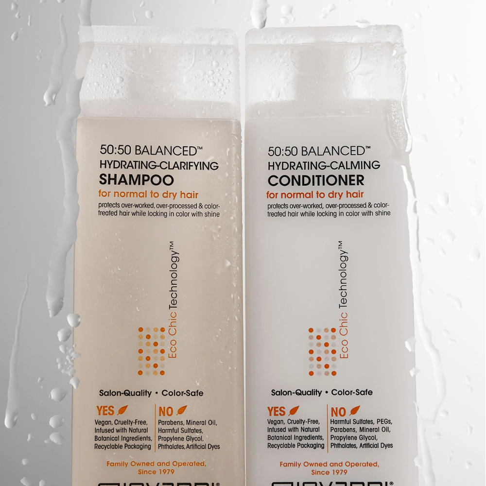 Giovanni Eco Chic 50:50 Balanced Hydrating-Calming Conditioner - Acondicionador reparador - Curly Nest Spain