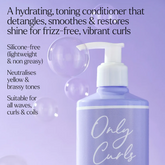 Only Curls Purple Curl Conditioner 300ml - Acondicionador tonificante - Curly Nest Spain