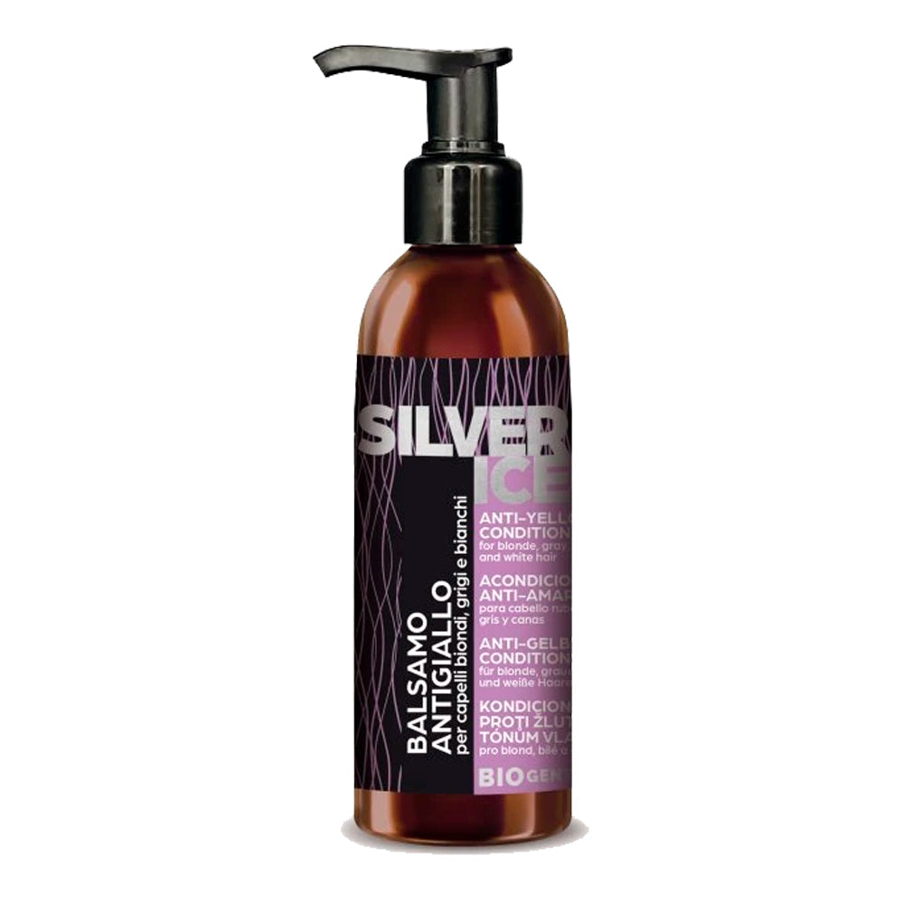 Bio Gentleaf Silver Ice Anti-Yellow Conditioner 200ml - Todo - Curly Nest Spain