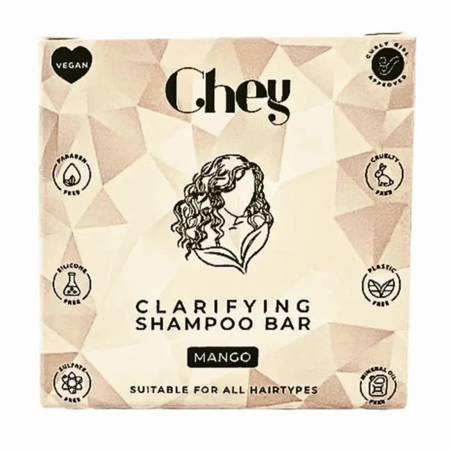 Chey Haircare Clarifying Shampoo Bar Mango 60g - Champú en pastilla - Curly Nest Spain
