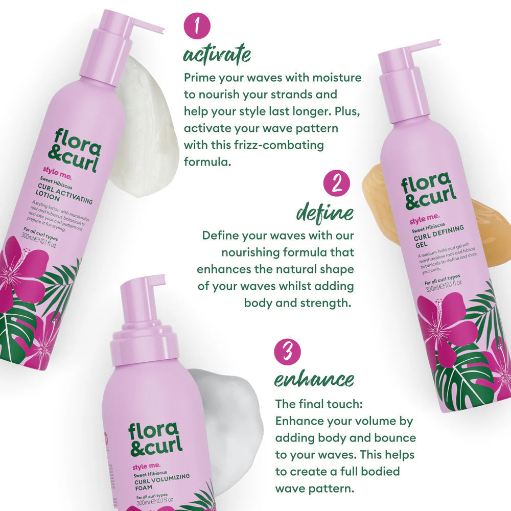 Flora &amp; Curl The Wavy Hair Styling Kit - Set de cuidado capilar - Curly Nest Spain