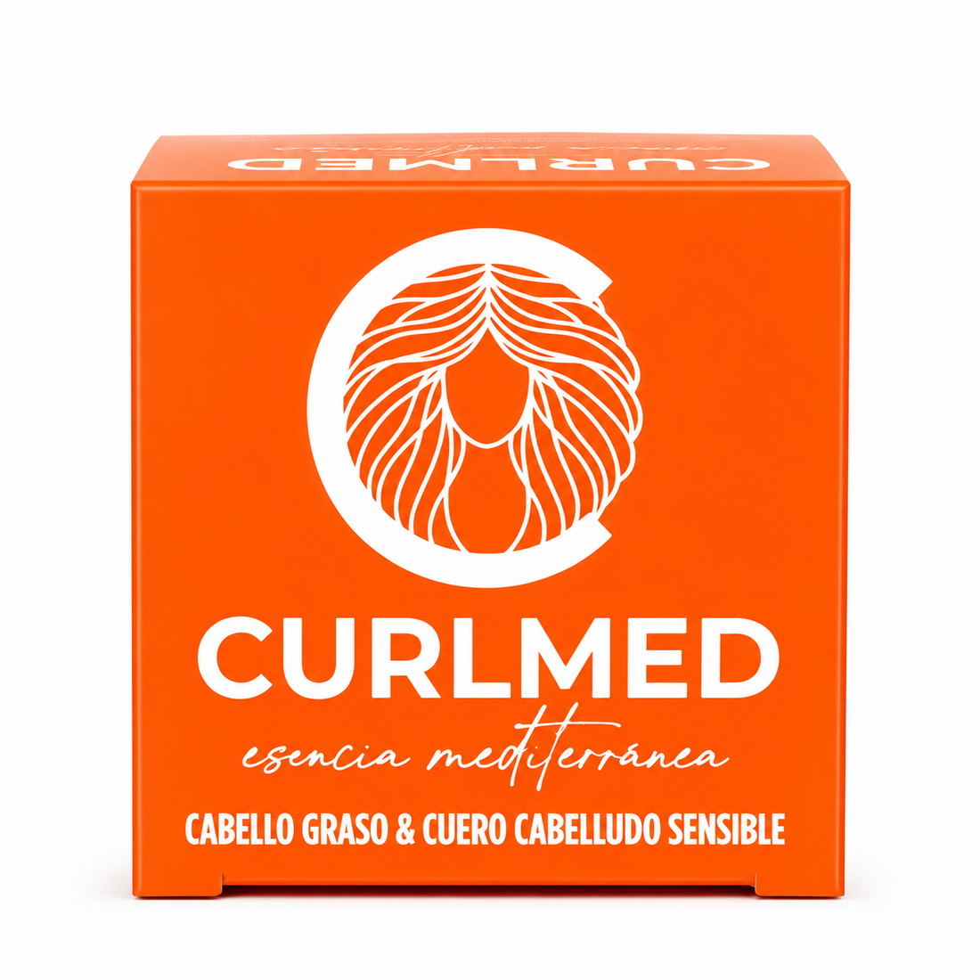 CurlMed Solid Shampoo for Oily Hair and Sensitive Scalp 80g - Champú sólido - Curly Nest Spain