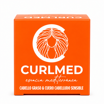 CurlMed Solid Shampoo for Oily Hair and Sensitive Scalp 80g - Champú sólido - Curly Nest Spain