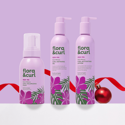 Flora &amp; Curl Style Me Sweet Hibiscus Curl Volumizing Foam 300ml - Espuma voluminizadora - Curly Nest Spain