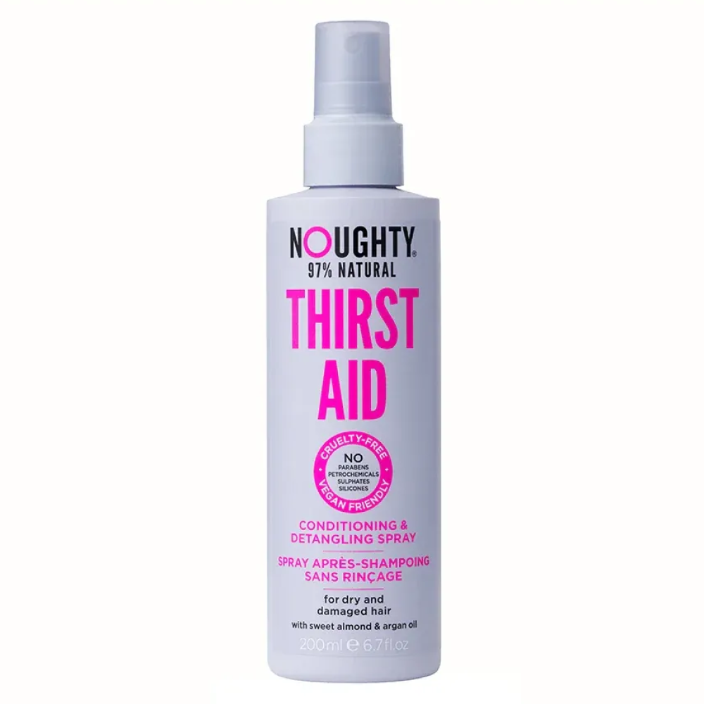 Noughty Conditioning &amp; Detangling Spray Thirst Aid 200ml - Desenredar la niebla - Curly Nest Spain