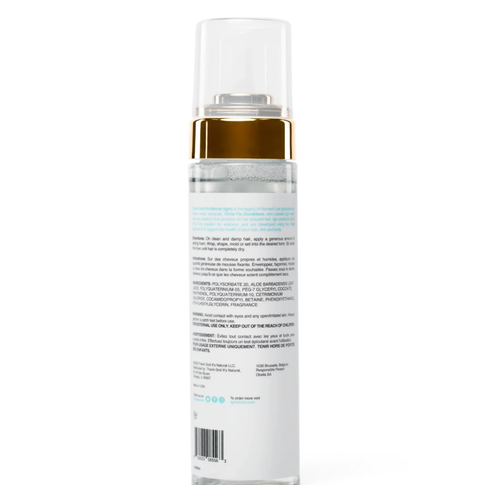 Tgin Miracle Styling Multi-Use Setting Foam 8oz - Espuma fijadora - Curly Nest Spain