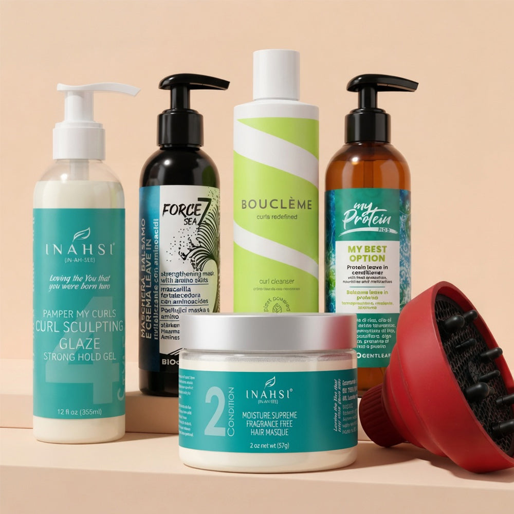 CurlyNest Pro Kit for Coily Hair 3C-4A - Moisture Insulation - Cuidado capilar personalizado - Curly Nest Spain
