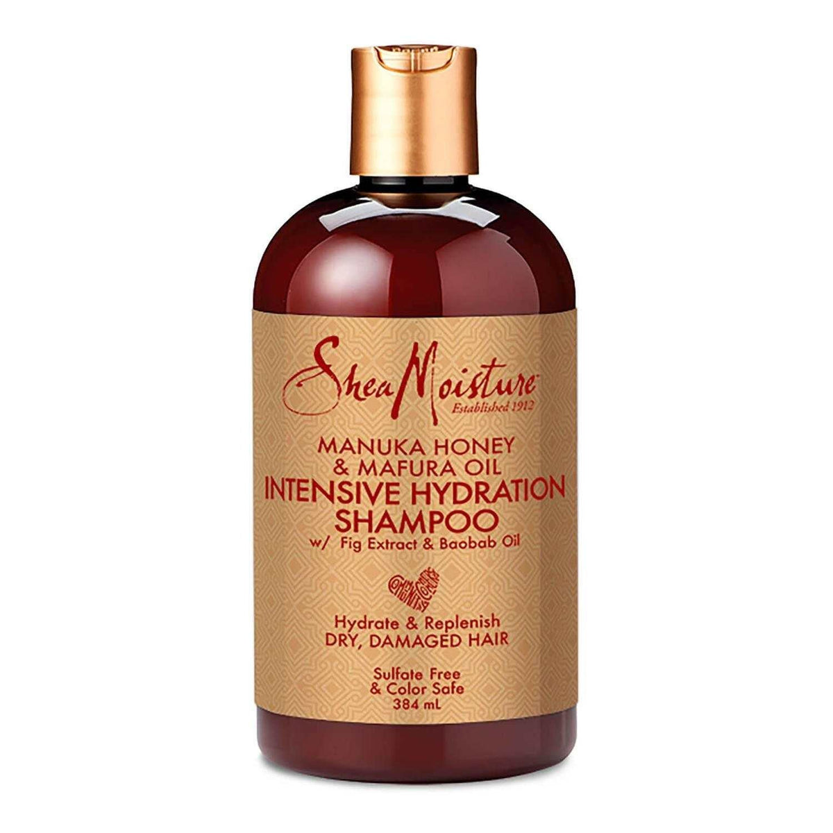 Shea Moisture Manuka Honey &amp; Mafura Oil Intensive Hydration Shampoo 384ml - Champú hidratante - Curly Nest Spain