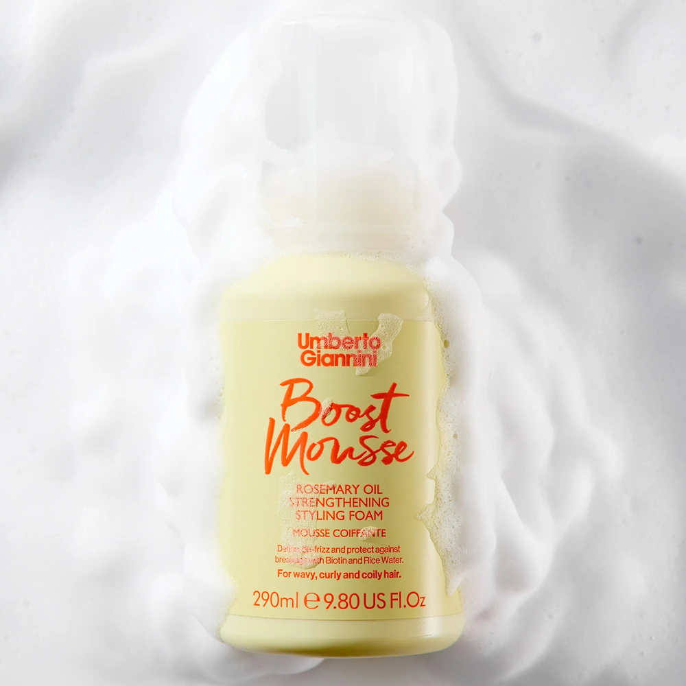 Umberto Giannini Strong Curls Rosemary Oil Strengthening Styling Foam 290ml - All - Curly Nest Spain