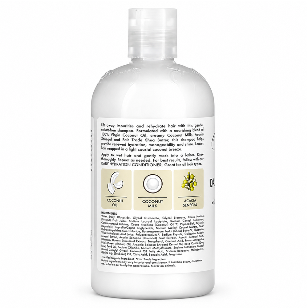 Shea Moisture 100% Virgin Coconut Oil Daily Hydration Combo Pack - All - Curly Nest Spain