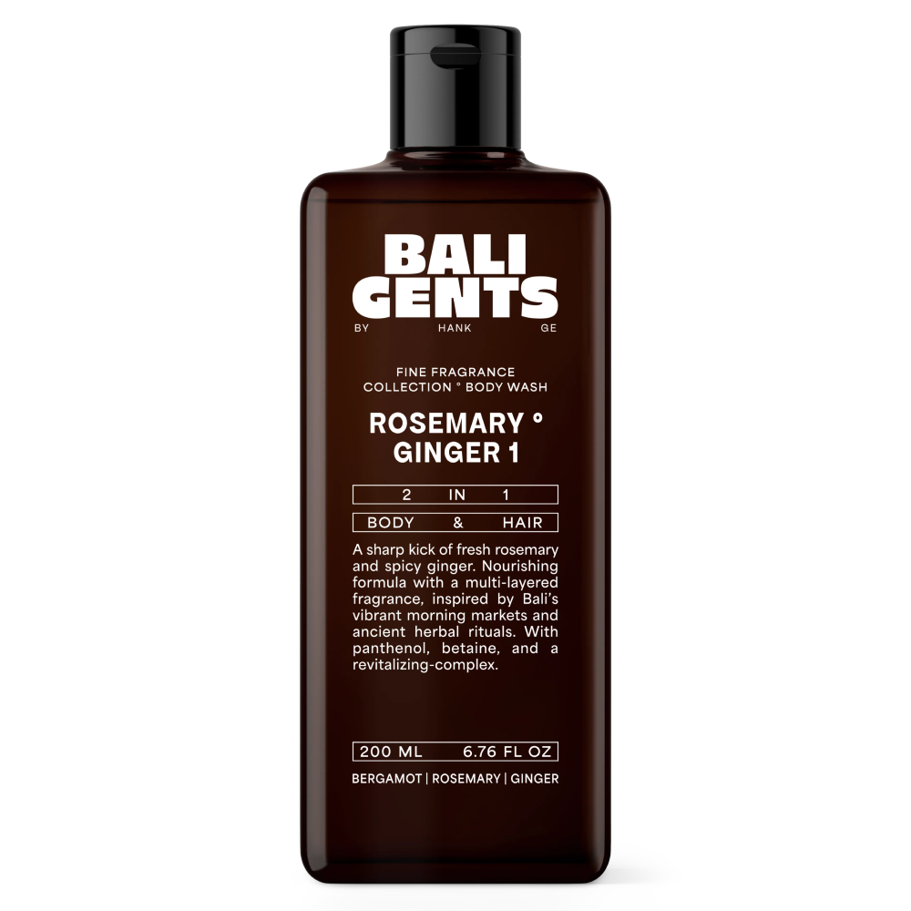 Bali Gents Bodywash Rosemary Ginger 1 200ml - Douchegel - Curly Nest Spain