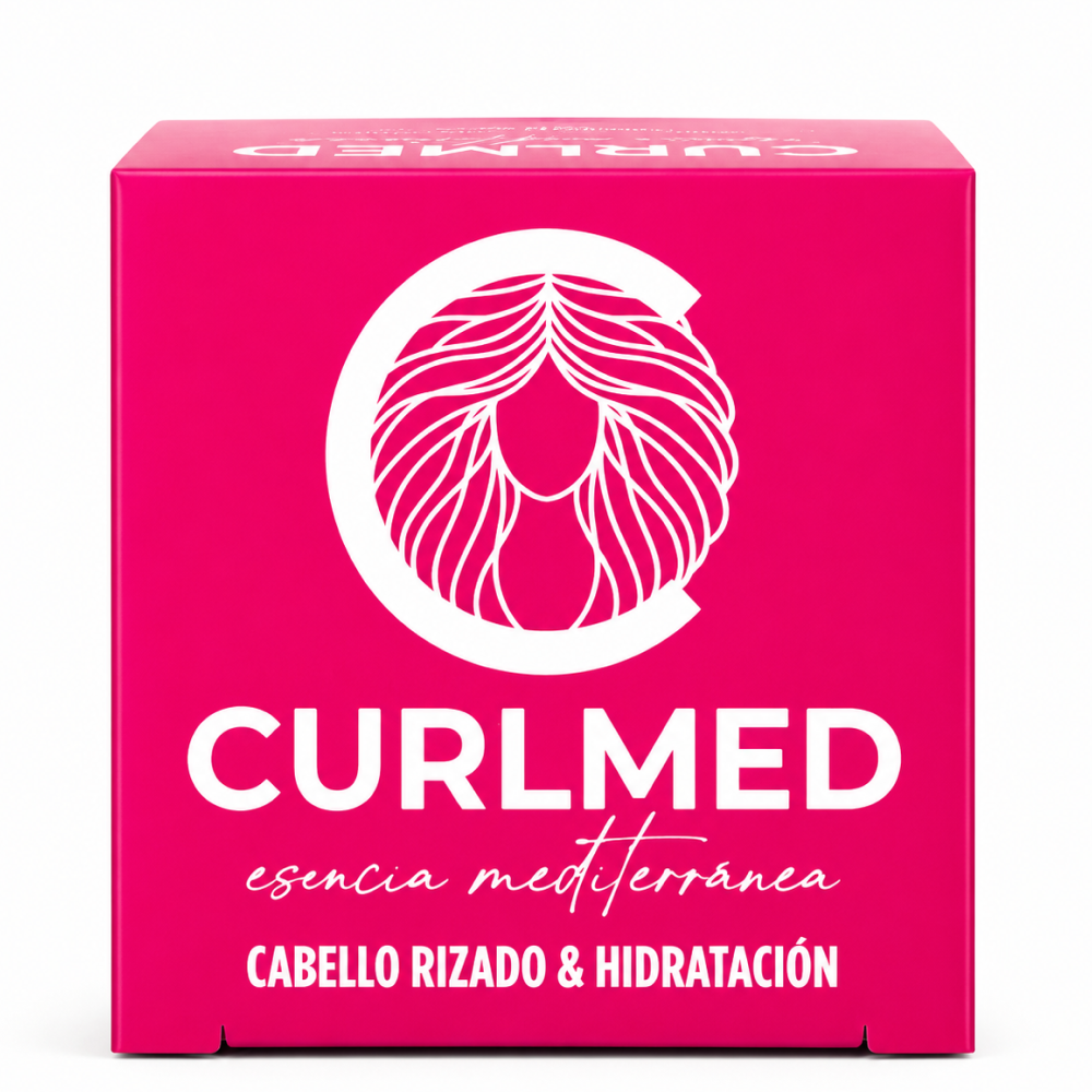 CurlMed Solid Shampoo for Curly Hair and Hydration 80g - Champú sólido - Curly Nest Spain