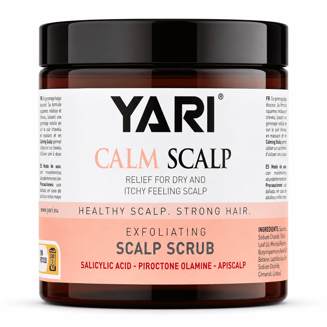 Yari Calm Scalp Dry &amp; Itchy Exfoliating Scrub 250ml - Exfoliante para el cuero cabelludo - Curly Nest Spain