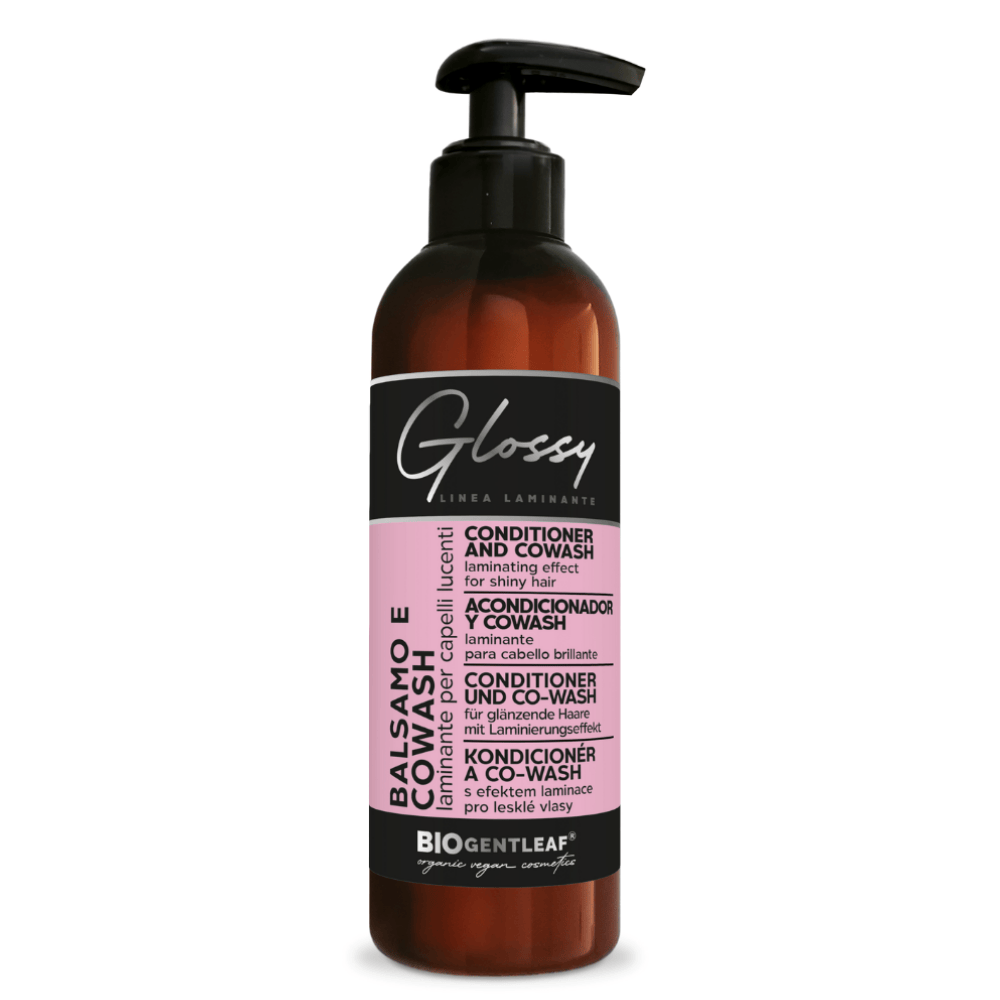 Bio Gentleaf Glossy Laminating Conditioner and Co-Wash for Shiny Hair 200 ml - Co-Wash - Curly Nest Spain