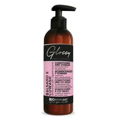 Bio Gentleaf Glossy Laminating Conditioner and Co-Wash for Shiny Hair 200 ml - Co-Wash - Curly Nest Spain