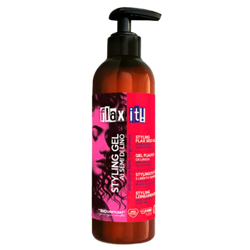 Bio Gentleaf Flax It Styling Gel ? Flaxseed Hold Gel 200 ml - Styling Gel - Curly Nest Spain