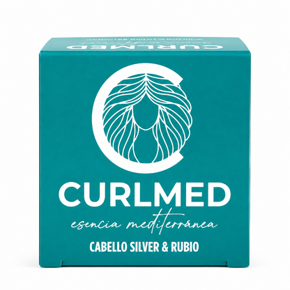 CurlMed Solid Shampoo for Silver and Blonde Hair 80g - Champú sólido - Curly Nest Spain