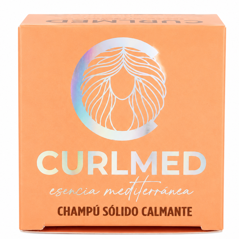 CurlMed Solid Shampoo Calming 80g - Champú sólido - Curly Nest Spain