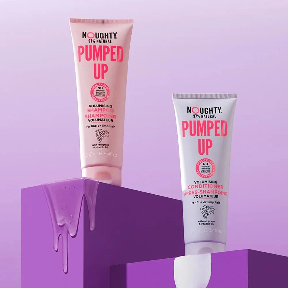 Noughty Pumped Up Volumising Shampoo 250ml - Champú suave - Curly Nest Spain
