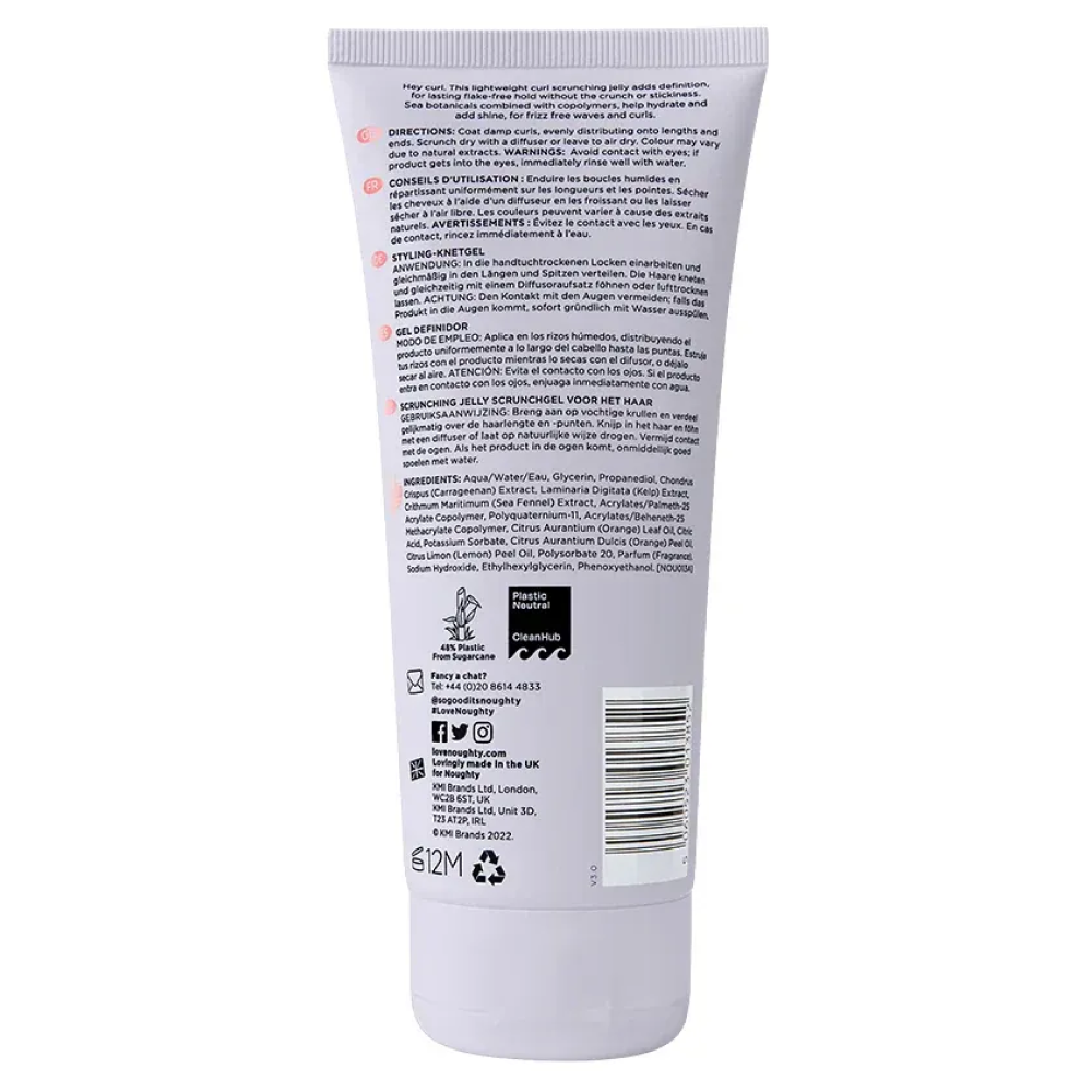 Noughty Wave Hello Hey Curl Jelly 200ml - Styling Gel - Curly Nest Spain