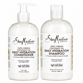 Shea Moisture 100% Virgin Coconut Oil Daily Hydration Combo Pack - All - Curly Nest Spain