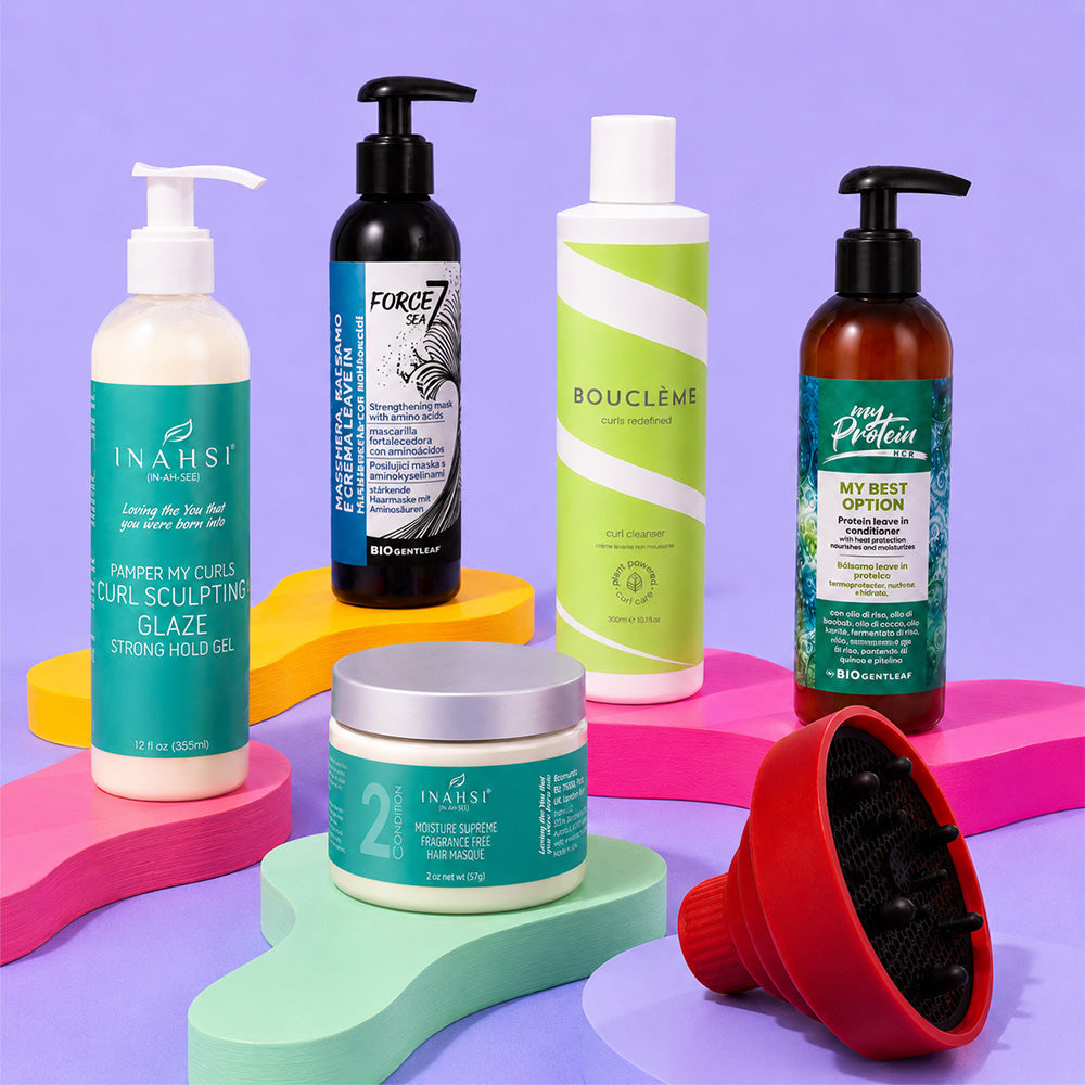 CurlyNest Pro Kit for Coily Hair 3C-4A - Moisture Insulation - Cuidado capilar personalizado - Curly Nest Spain