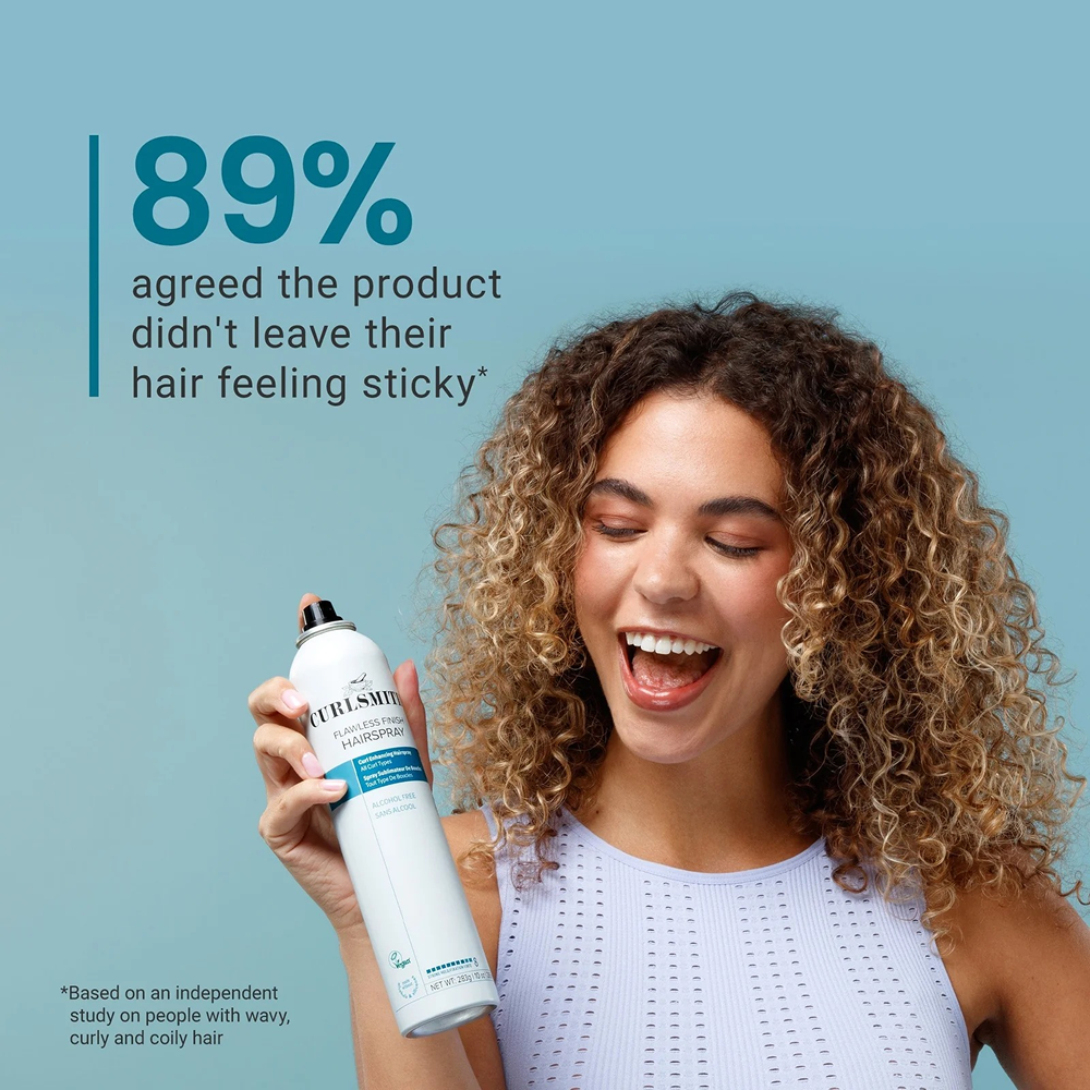 Curlsmith Flawless Finish Hair Spray Strong Hold 283g - Laca para el cabello - Curly Nest Spain