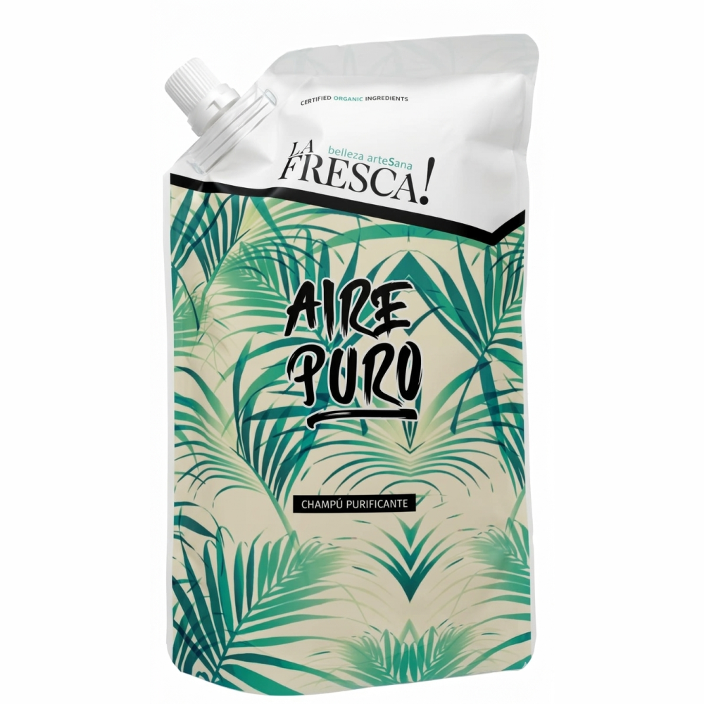 La Fresca Pure Air Purifying Shampoo - Champú desintoxicante - Curly Nest Spain