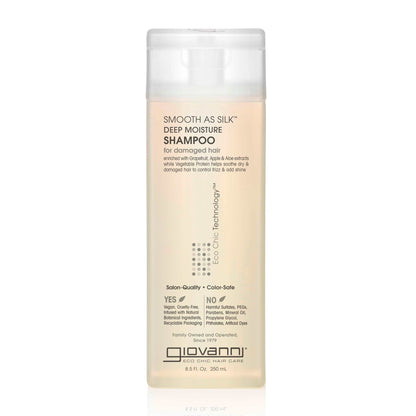 Giovanni Eco Chic Smooth As Silk Deep Moisture Shampoo - Champú hidratante - Curly Nest Spain