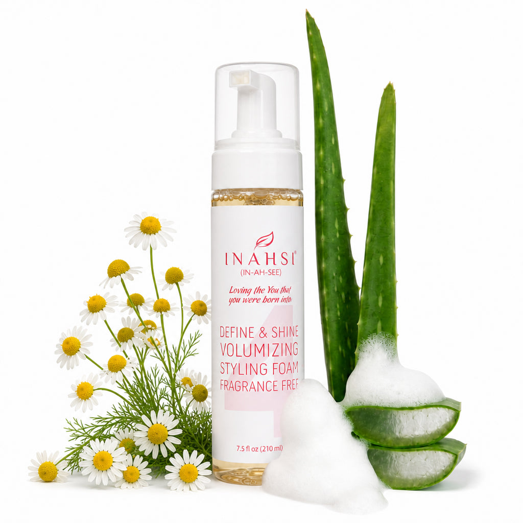 Inahsi Naturals Define &amp; Shine Volumizing Styling Foam