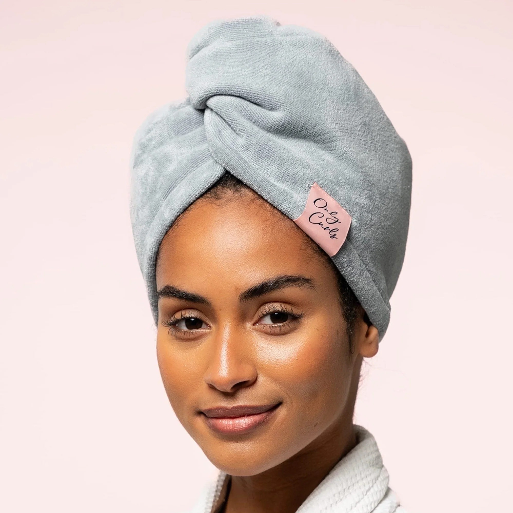 Only Curls Towel Turban - Grey - Turbante - Curly Nest Spain
