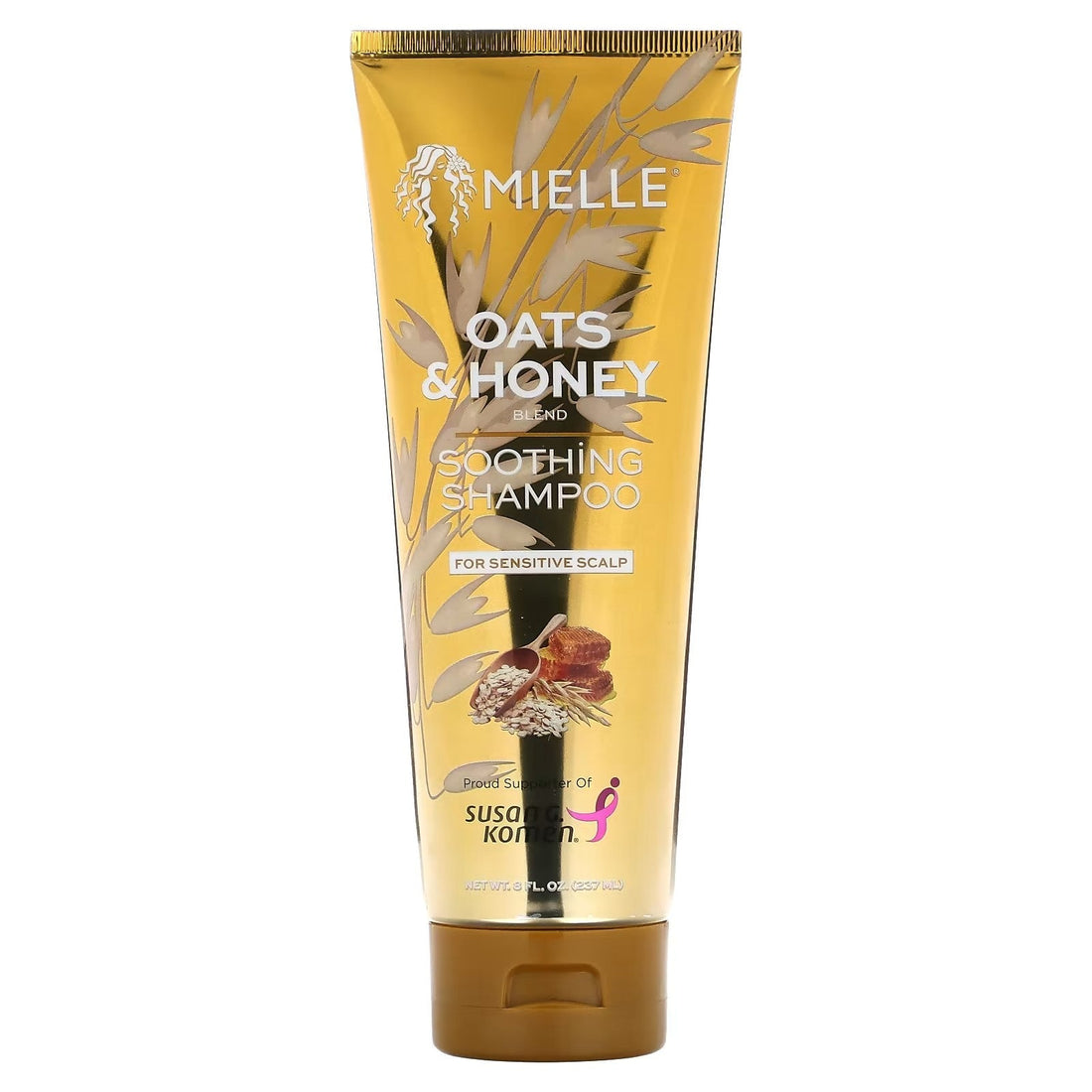 Mielle Oats &amp; Honey Soothing Shampoo 237ml - Champú hidratante - Curly Nest Spain