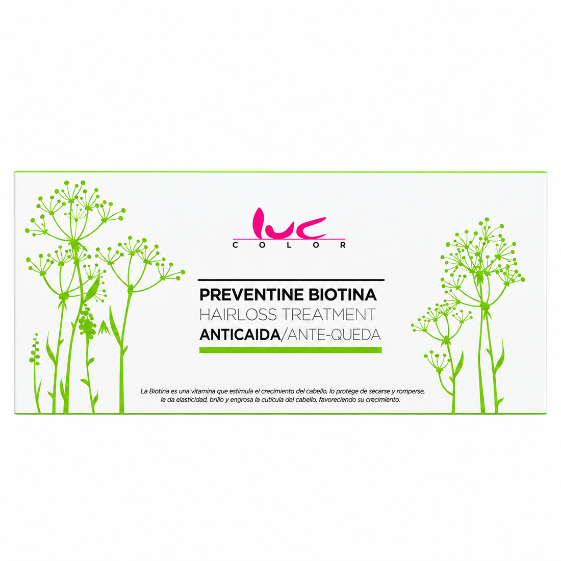 Luc Color Preventine Biotin Anti-Hair Loss 12x10ml - All - Curly Nest Spain