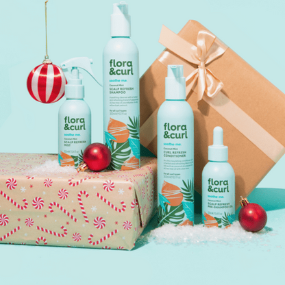 Flora &amp; Curl Soothe Me Coconut Mint Scalp Refresh Pre-Shampoo Oil 100ml - Aceite capilar - Curly Nest Spain