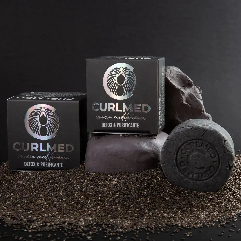 CurlMed Solid Detox and Purifying Shampoo 80g - Champú desintoxicante - Curly Nest Spain