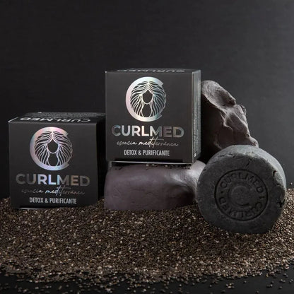 CurlMed Solid Detox and Purifying Shampoo 80g - Champú desintoxicante - Curly Nest Spain
