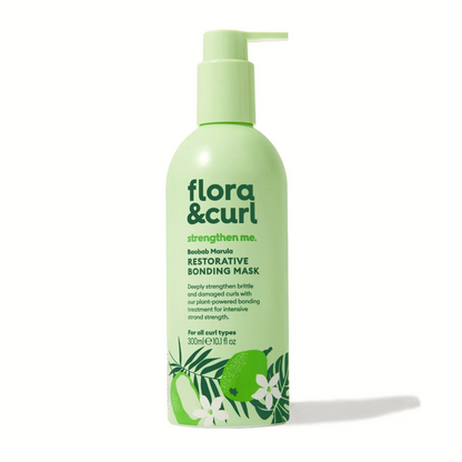 Flora &amp; Curl Baobab Marula Restorative Bonding Mask 300ml - Mascarilla capilar - Curly Nest Spain