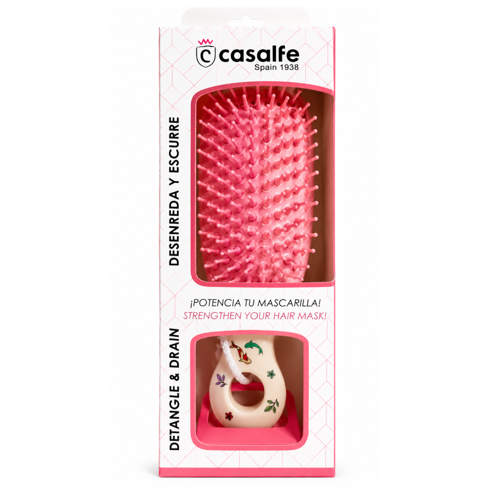 Casalfe Detangle &amp; Drain Brush - Cepillo desenredante - Curly Nest Spain