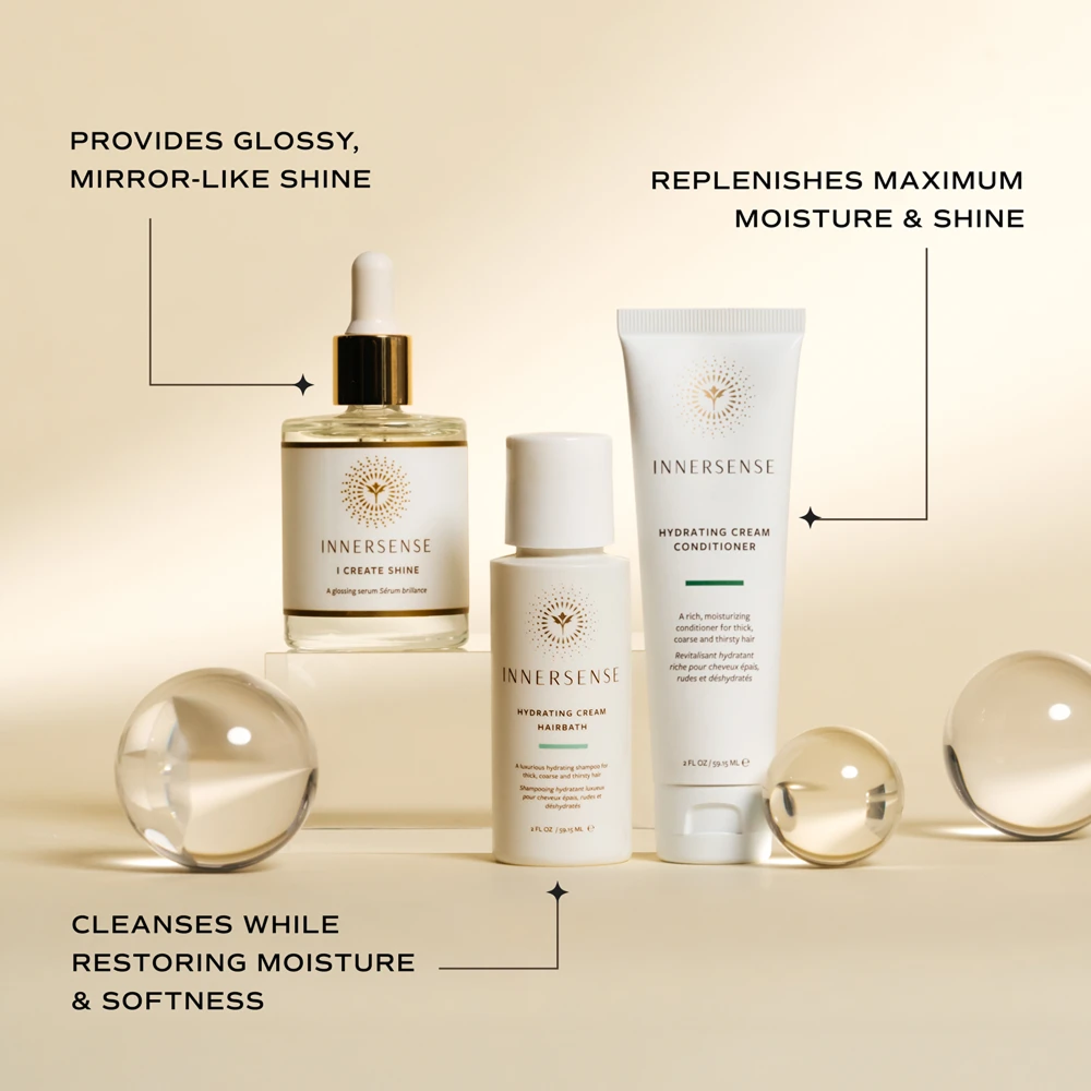 Innersense Hydrate+Shine Kit - Kit para el cuidado del cabello - Curly Nest Spain