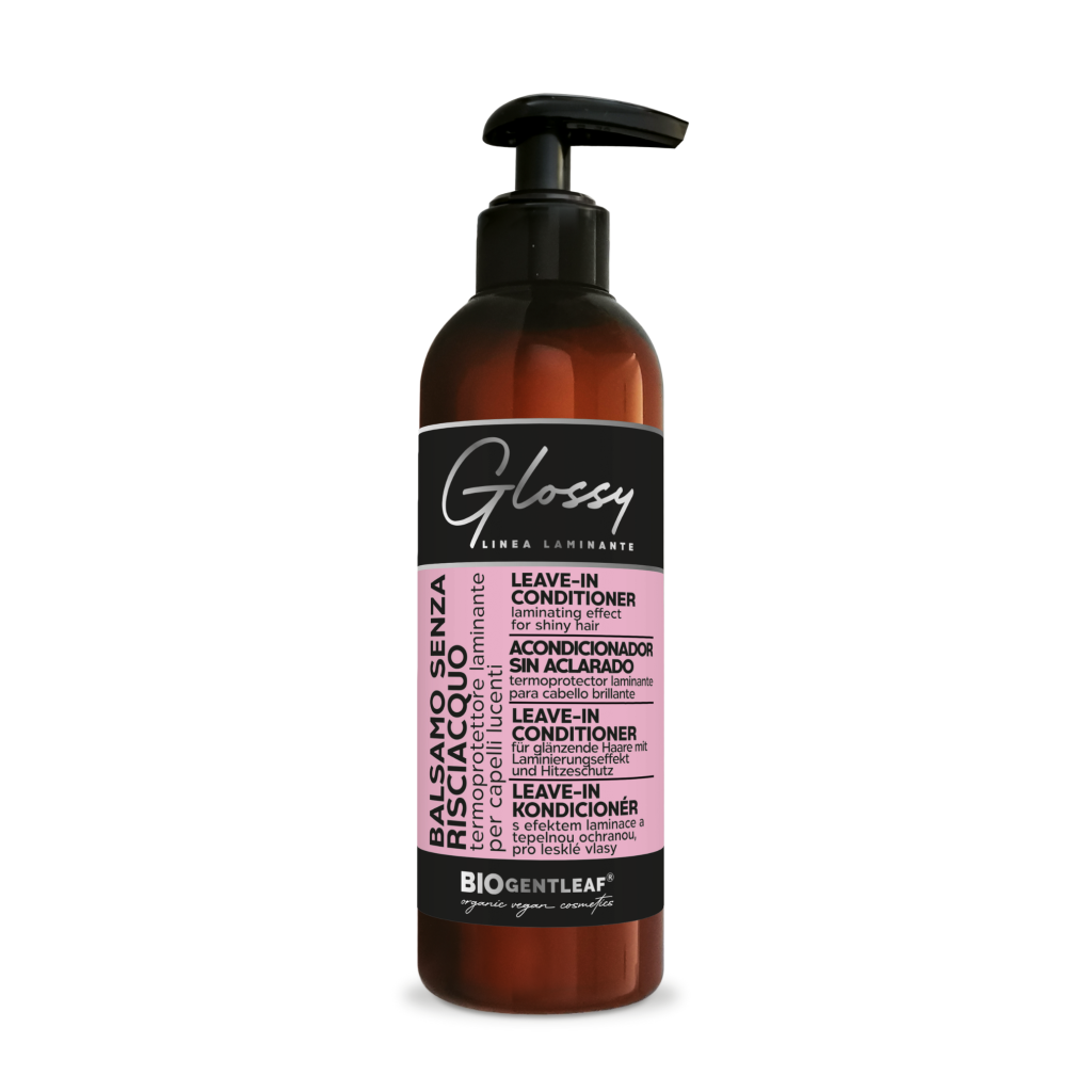 Bio Gentleaf Glossy Laminating Leave-In Conditioner for Shiny Hair 200 ml - Leave-in - Curly Nest Spain