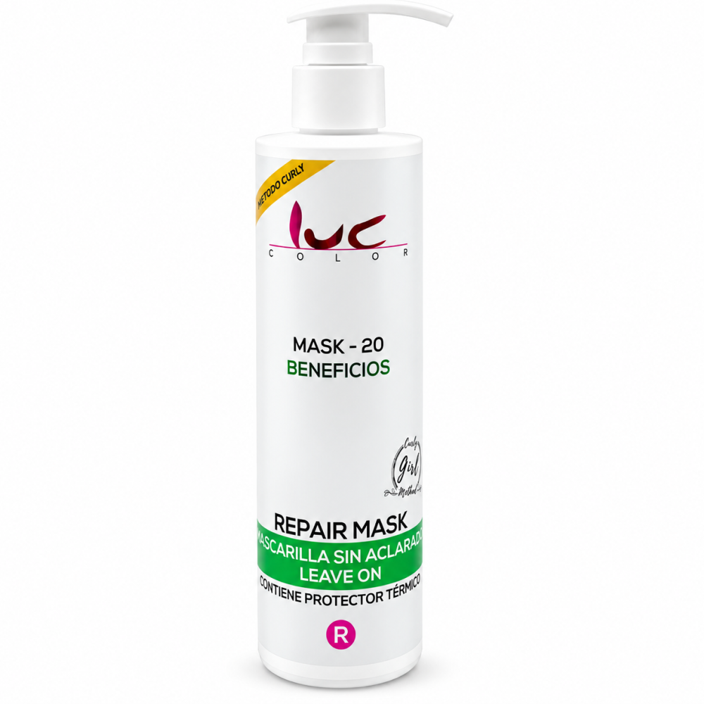 Luc Color Leave-In Curly Mask 250ml - Mascarilla capilar - Curly Nest Spain