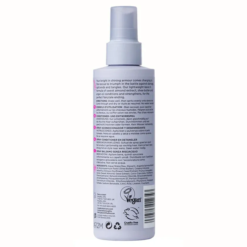 Noughty Conditioning &amp; Detangling Spray Thirst Aid 200ml - Desenredar la niebla - Curly Nest Spain
