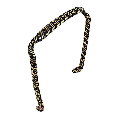 Zazzy Bandz Black and Gold Aztec - Diademas - Curly Nest Spain