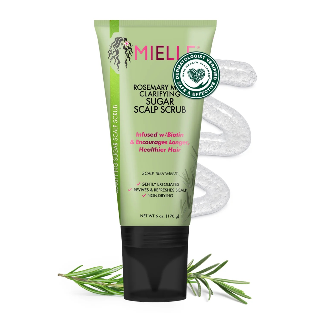 Mielle Rosemary Mint Strengthening Sugar Scalp Scrub 6oz - Todo - Curly Nest Spain