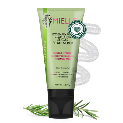 Mielle Rosemary Mint Strengthening Sugar Scalp Scrub 6oz - Todo - Curly Nest Spain
